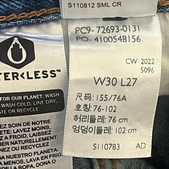 NWT Levi’s ribcage straight ankle jeans 30 - Picture 10 of 11